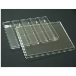 AS ONE Sample Storage Tray 1 × 4 Square T-006-05 5 Square Series, 61-9950-21 (Set of 5) image 3