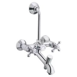 Plato Metalic Finish Roman Wall Mixer 3 IN 1 With Bend Size of 19.05 mm (3/4 Inch), R 215-15