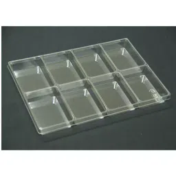 AS ONE Sample Storage Tray 2 × 4 Square T-005-08 8 Square Series, 61-9950-17 (Set of 3) image 4
