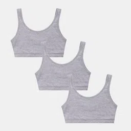 Sillysally Girls Pack Of 3 Full Coverage High Support Super Support Beginners Bra-10