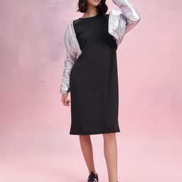 DressBerry Self Design Sheath Dress-image-85