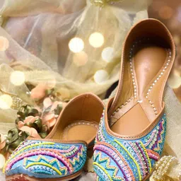YASSIO Women Ethnic Mojaris Flats-picture-25
