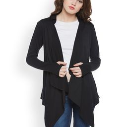 Hypernation Women Black Shrug-15