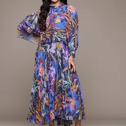 Ritu Kumar Printed Layered Culotte Jumpsuit-10