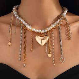 StyleCast x Revolte Gold-Plated Enamelled Necklace-image-91