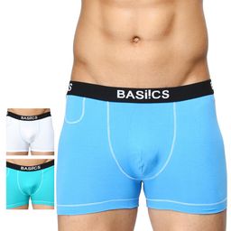 BASIICS by La Intimo Men Pack of 3 Trunks BCSTR030C145-picture-0
