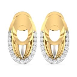 PC Jeweller Dermod 22 kt Gold Earrings-image-48