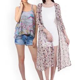 SCORPIOUS Women Pack of Shrug & Top-image-27