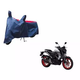 Auto Pearl Waterproof Two Wheeler Cover For Yamaha MT-15 (Red & Blue)-image-24
