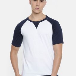 ARISE Men White Solid Round Neck Pure Cotton T-shirt-image-63