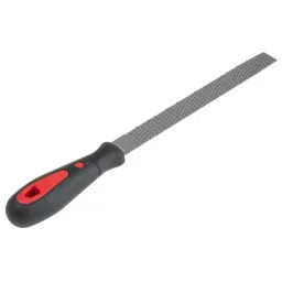 RS PRO 200mm, Bastard, Rasp Cut, Half Round Engineers File with Soft-Grip Handle Model No 1611496 image 2