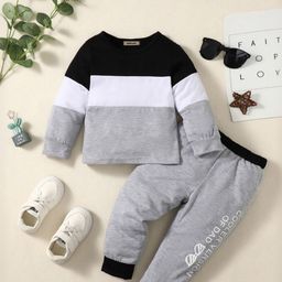 INCLUD Boys Colourblocked Sweatshirt with Trackpant-image-46
