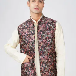 Vastraa Fusion Men Printed Nehru Jackets-picture-40