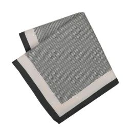 Peter England Grey Printed Pocket Square-image-14