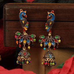 Anouk Contemporary Jhumkas Earrings-48