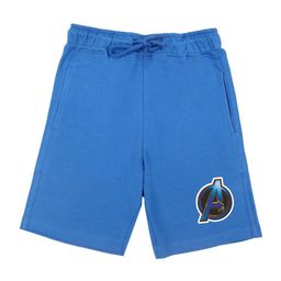 Marvel by Wear Your Mind Boys Blue Solid Regular Fit Marvel Avengers Regular Shorts-13