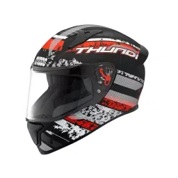Studds N2 Matt Black Xtra Large (600 mm) Full Face Helmet, Thunder D1 Decor-image-88