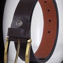 Metronaut Men Textured Leather Formal Belt-picture-34