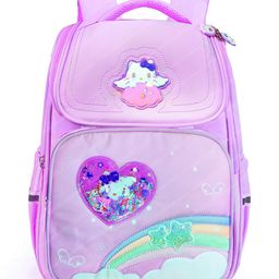 FunBlast Cute Design Casual Backpack for Girls  School College Bag 15 Inches  Purple-image-9