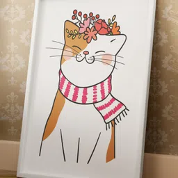 Outfit collections Modern Art Kids Painting For Wall Decor-picture-44