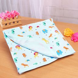 Simply Interlock Knit Towel & Wrappers Ships Print L 84 x B 81.5 cm - Sea Green-image-67