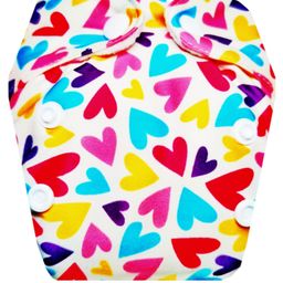 Dumbledo Premium Newborn Cloth Diaper with Integrated Cotton Insert - Antibacterial, Hypoallergenic, Smell-Free - Adjustable Fit for 0 to 6 months, Pack of 1-image-96