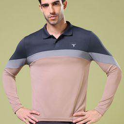 Technosport Men Polo Collar Anti Static Slim Fit T-shirt-image-49