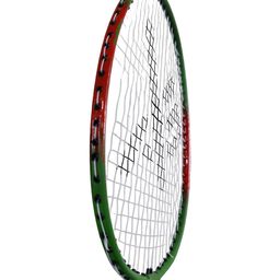 AXG New Goal Classy Colored Thrasher Racquets Set of 4 with Plastic Shuttles and Net Badminton Kit (Orange) image 2