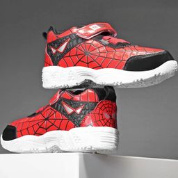PU-PINE Red Synthetic Leather Sneakers-image-82