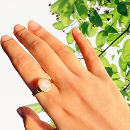GenZcomplex Gold-Plated Brass Finger Ring-picture-1