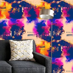 ArtzFolio Printed UV-Resistant Anti-Bacterial Colorful Abstract Watercolor Peel & Stick Wallpaper-image-81