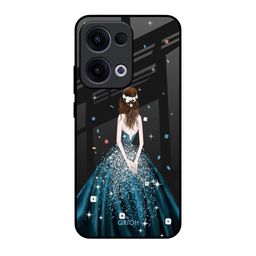 QRIOH Women Abstract Printed Oppo Reno13 5G Back Case Mobile Accessories-0