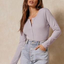 MISSPAP Women Ribbed Bodysuit-image-77