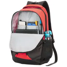 The Vertical Journey 25 Ltrs Red & Black Large Laptop Backpack image 4