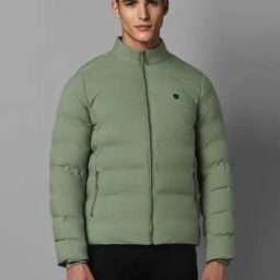 Louis Philippe Light Green Regular Fit Quilted Jacket-image-38