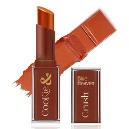 Blue Heaven Cookie & Crush Chocolate-Flavored Soft-Matte Lipstick Dark Chocolate - 3.4 gm-19