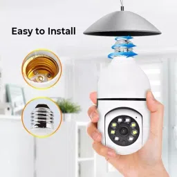 CAMLEIGH Two Way Audio Wifi Panorma Camera 3 MP with Motion Sensor & LED Light image 3