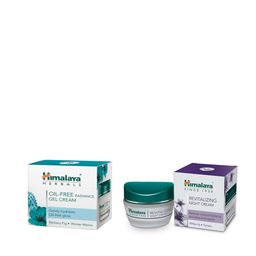 Himalaya Set of Revitalizing Night Cream & Oil-Free Radiance Gel Cream-88