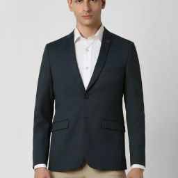 Van Heusen Navy Slim Fit Blazer-image-123