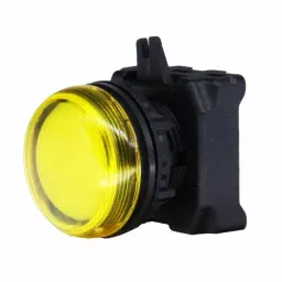 RS PRO Yellow Pilot Light Head, 22.5 mm Cutout, 1881205-14