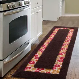 Saral Home Brown Multipurpose Runner - Set of 1-14