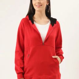 Belle Fille Red Regular Fit Jacket-image-12