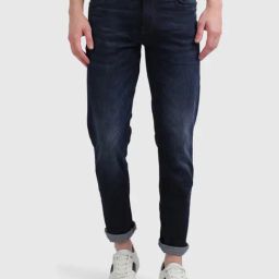 United Colors of Benetton Navy Slim Fit Jeans-image-12