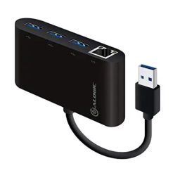 Alogic USB 3.0 SuperSpeed 3 Port HUB and Gigabit Ethernet Adapter (Black)-22