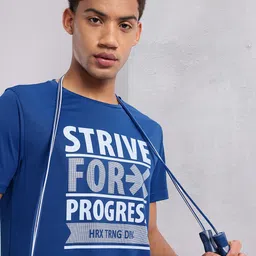 HRX by Hrithik Roshan Typography Printed Rapid-Dry Training T-shirt-picture-18