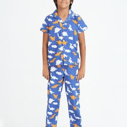 mackly Boys Printed Pure Cotton Night suit-image-47