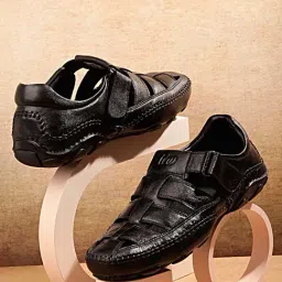 ID Men's Black Fisherman Sandals-picture-43