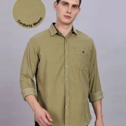 Kuons Avenue Green Slim Fit Shirt-image-39