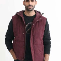 Rare Rabbit Maroon Regular Fit Solid Jacket-picture-38