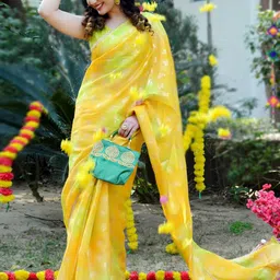 Indi INSIDE Ethnic Motifs Printed Kota Saree-image-88